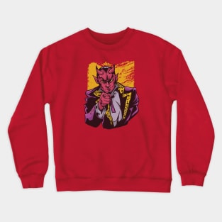 Pointing Lucifer Crewneck Sweatshirt